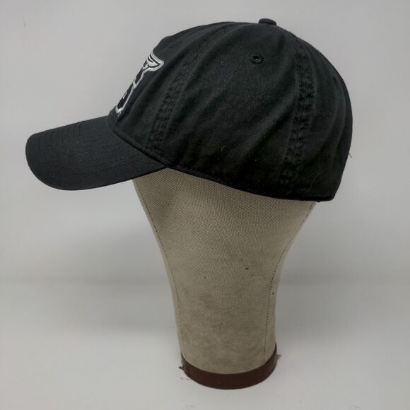 Indianapolis Motor Speedway IMS Strapback Hat Embroidered Logo Racing Black OSFM - Picture 5 of 11